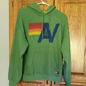 Green Logo Aviator Nation Hoodie